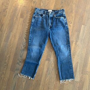NWOT agolde Riley crop jeans